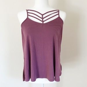 Purple Express One Eleven Strappy Tank Top